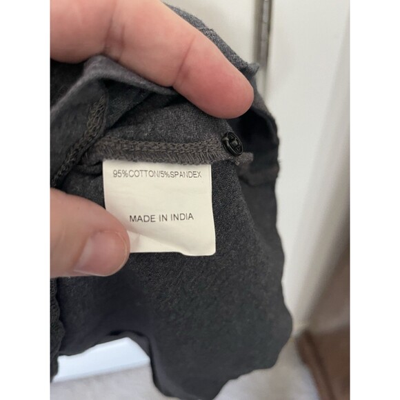 Eshakti Knit Dress Size 8 Gray Blue Fit & Flare Work Casual Basic - Picture 7 of 9